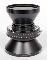 Schneider Super Angulon MC 165mm F8 Lens in Copal #0 Shutter